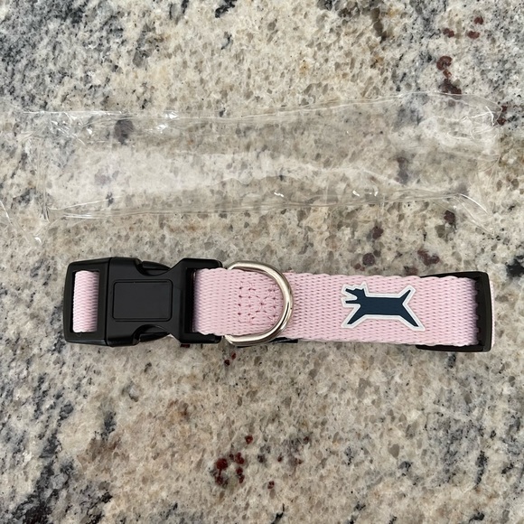 Wagberry adjustable Dog Collar in Aster Pink Size Small - Picture 2 of 4